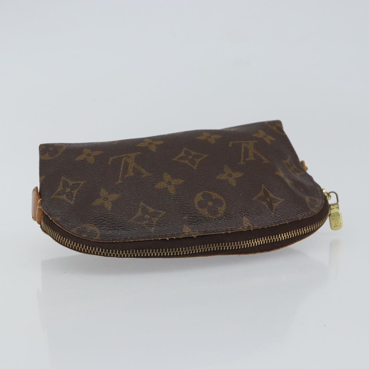 LOUIS VUITTON Monogram Pochette Cosmetic PM Pouch M43998 LV Auth BA9618