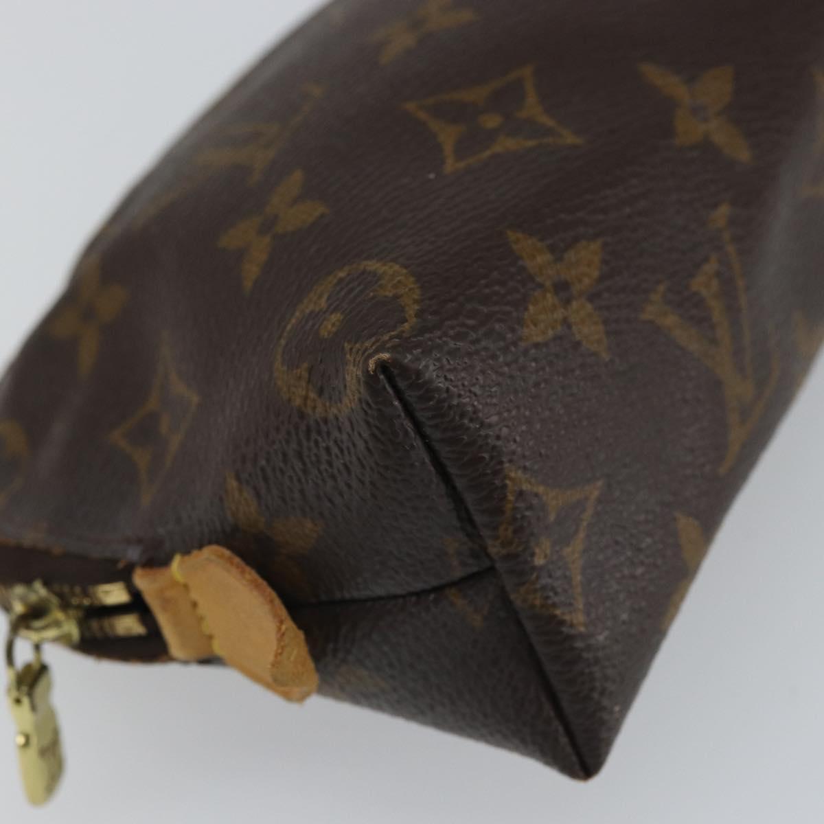 LOUIS VUITTON Monogram Pochette Cosmetic PM Pouch M43998 LV Auth BA9618