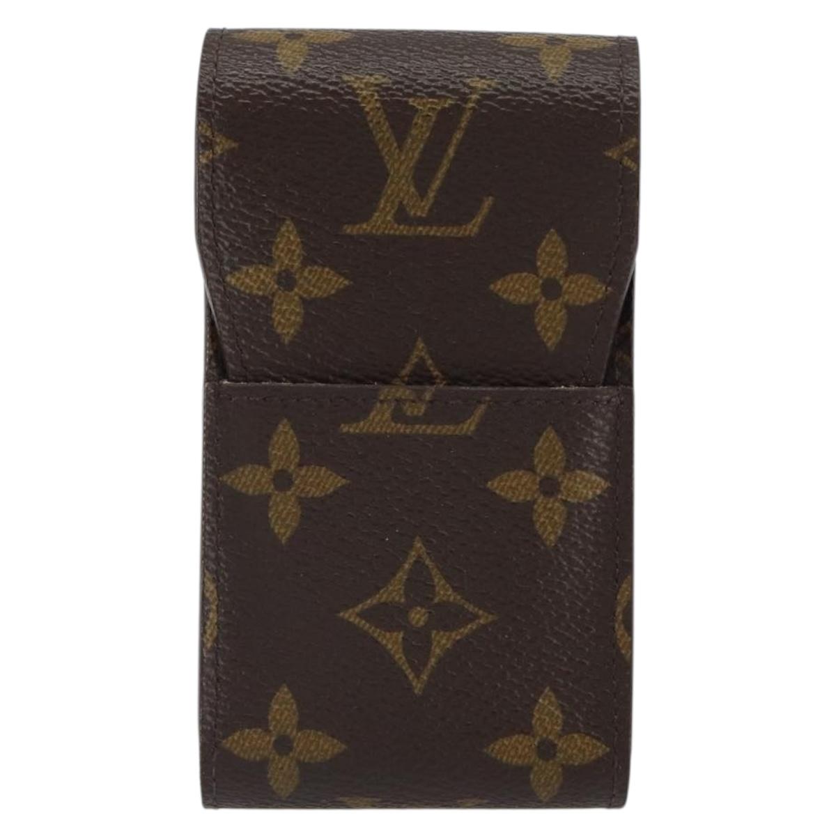 LOUIS VUITTON Monogram Etui Cigarette Case M63024 LV Auth BA9623