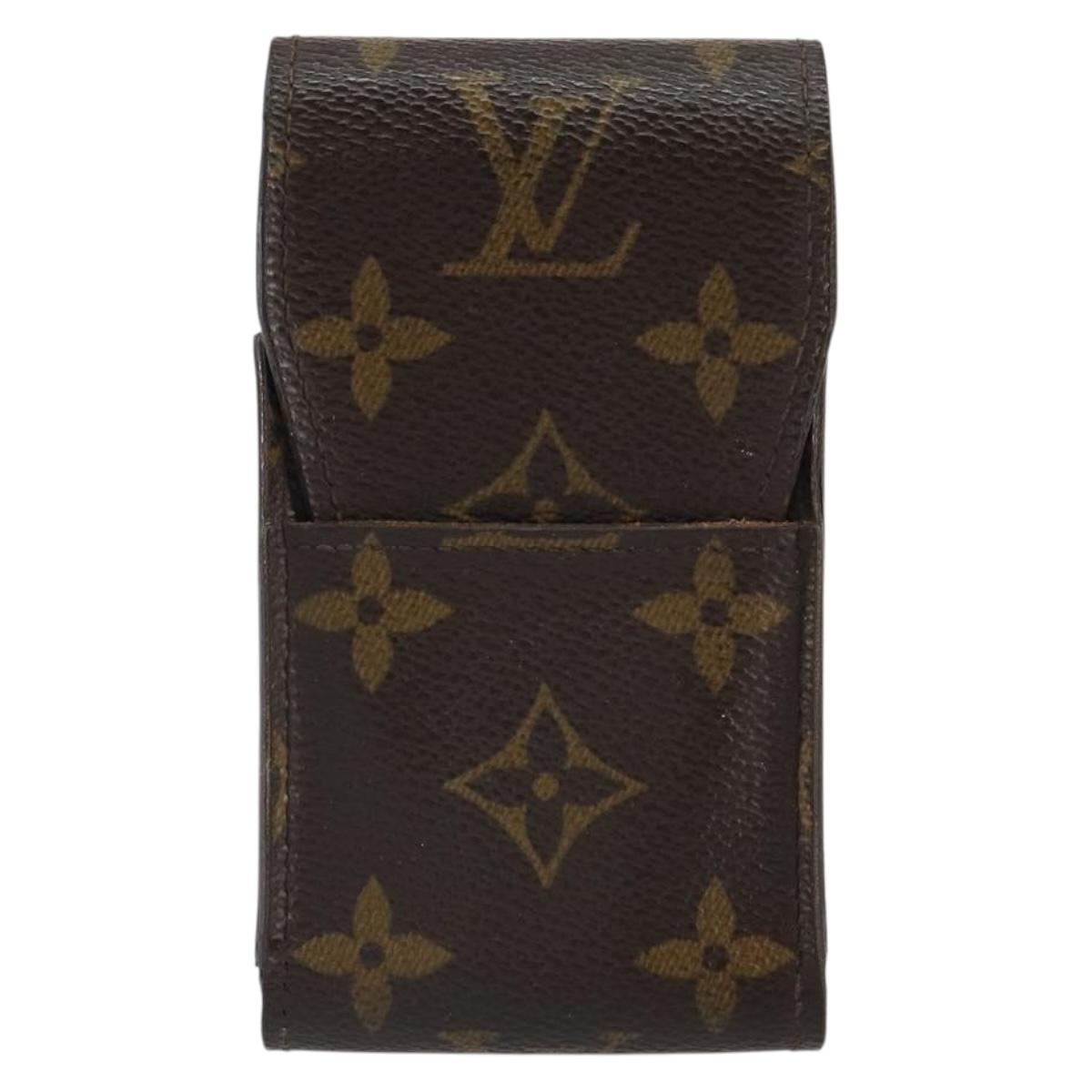 LOUIS VUITTON Monogram Etui Cigarette Case M63024 LV Auth BA9628