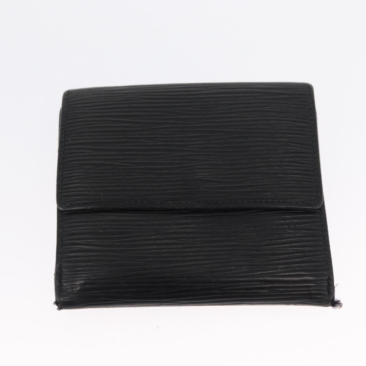 BVLGARI Gucci Louis Vuitton GG Canvas Wallet Leather 3 Set Black Auth BA9633