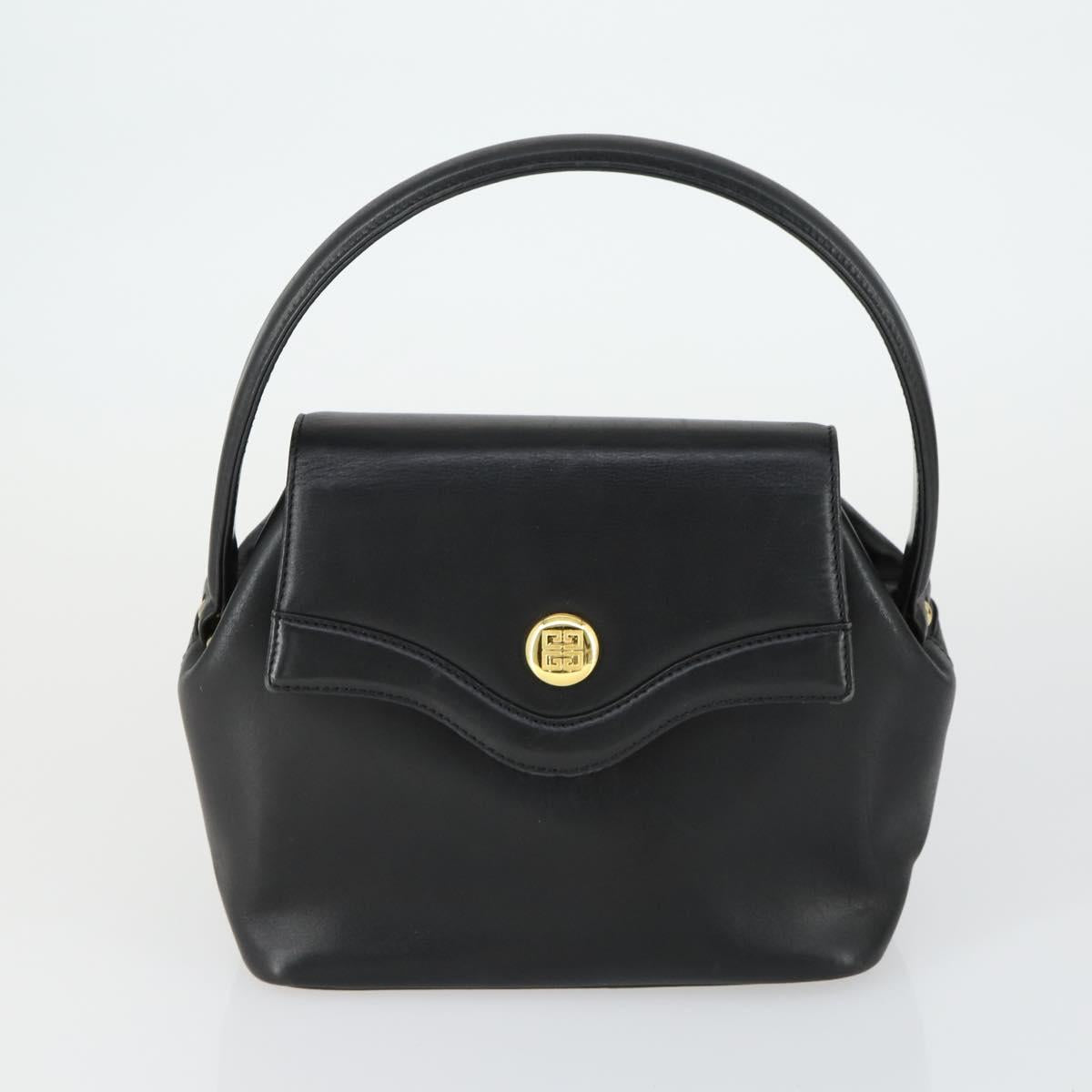 GIVENCHY Loewe Shoulder Bag Suede Velour Leather 3 Set Black Beige Auth BA9635