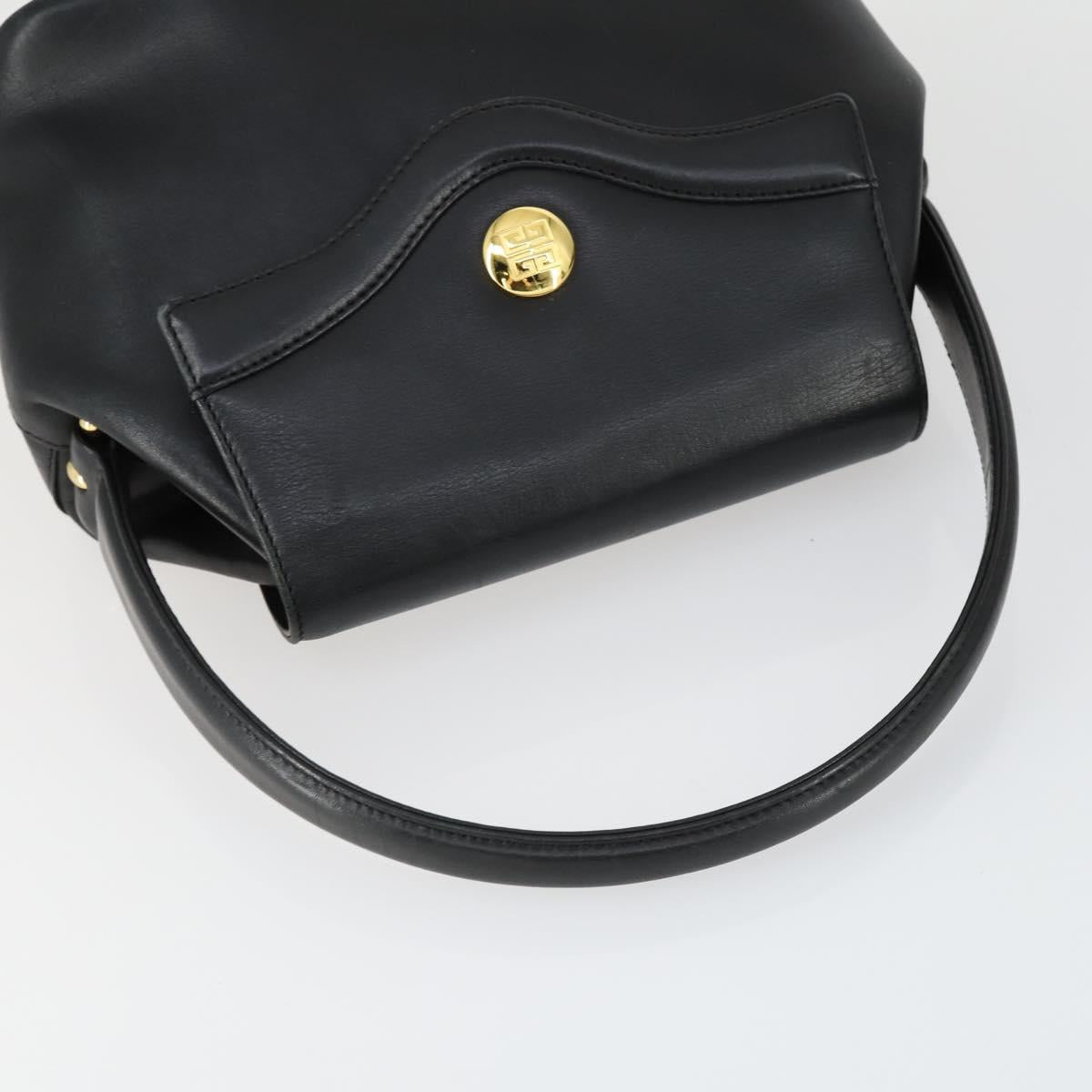 GIVENCHY Loewe Shoulder Bag Suede Velour Leather 3 Set Black Beige Auth BA9635