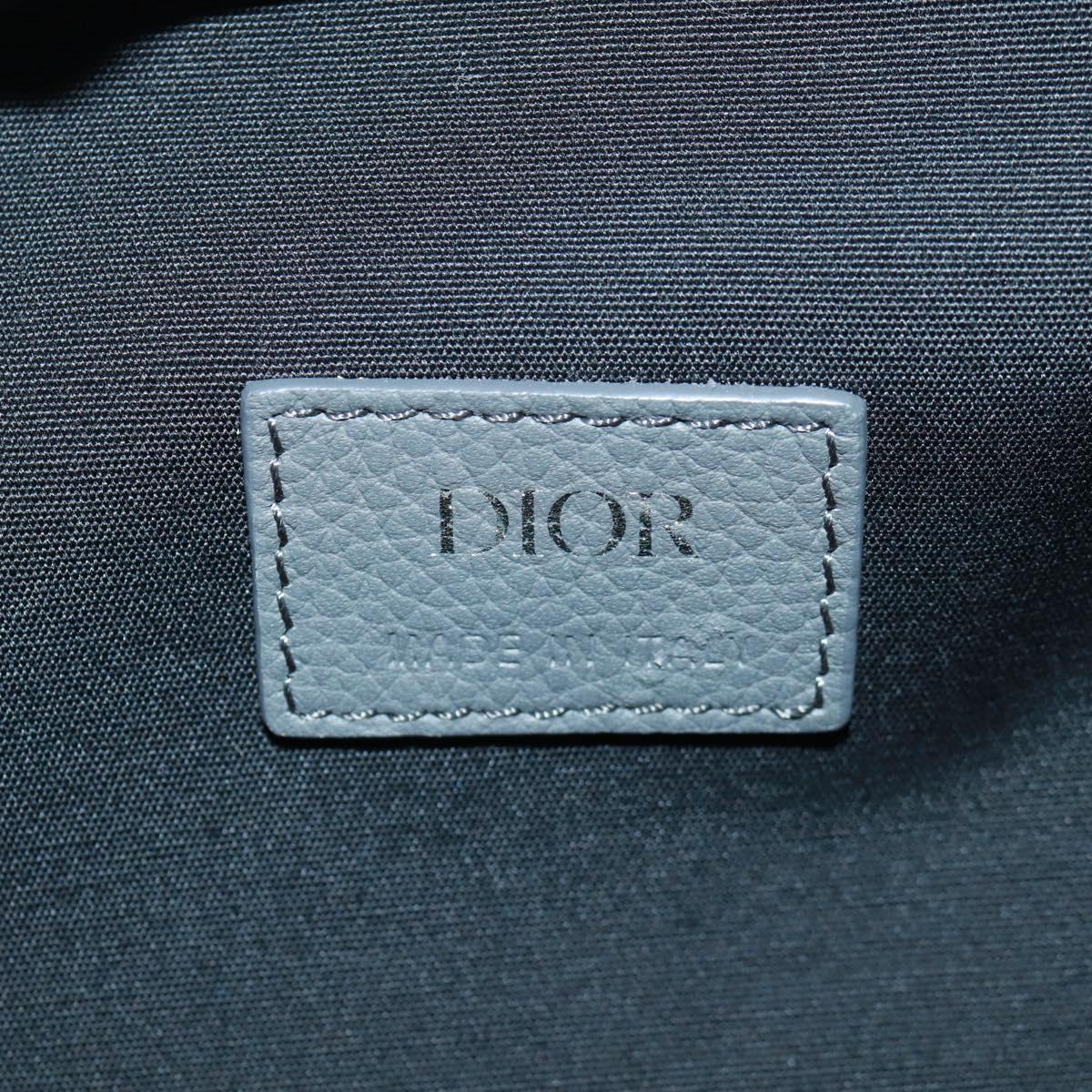 Christian Dior Trotter Canvas Rango 26 Hand Bag 2way Gray Silver Auth BA9637SM