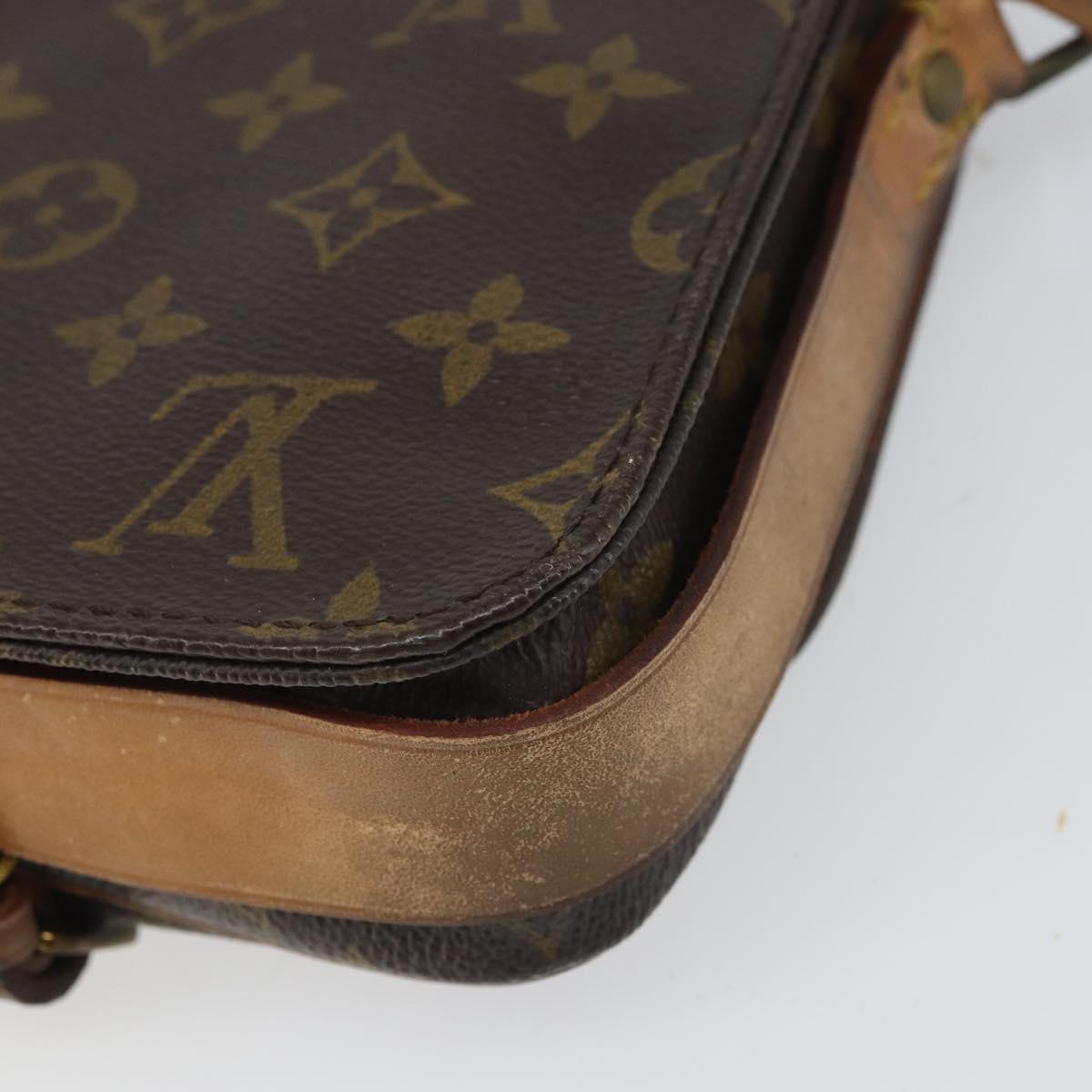 LOUIS VUITTON Monogram Cartouchiere PM Shoulder Bag M51254 LV Auth BA9656