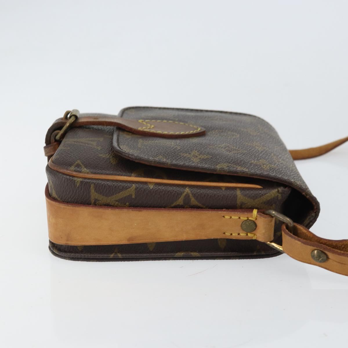 LOUIS VUITTON Monogram Cartouchiere PM Shoulder Bag M51254 LV Auth BA9656