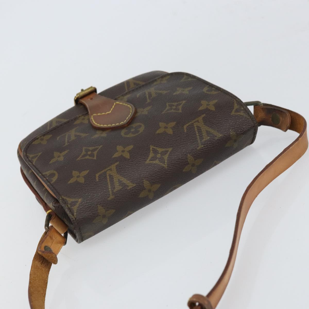 LOUIS VUITTON Monogram Cartouchiere PM Shoulder Bag M51254 LV Auth BA9656