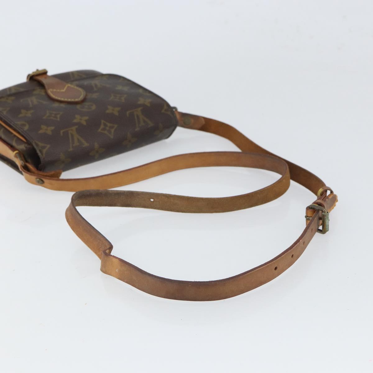 LOUIS VUITTON Monogram Cartouchiere PM Shoulder Bag M51254 LV Auth BA9656