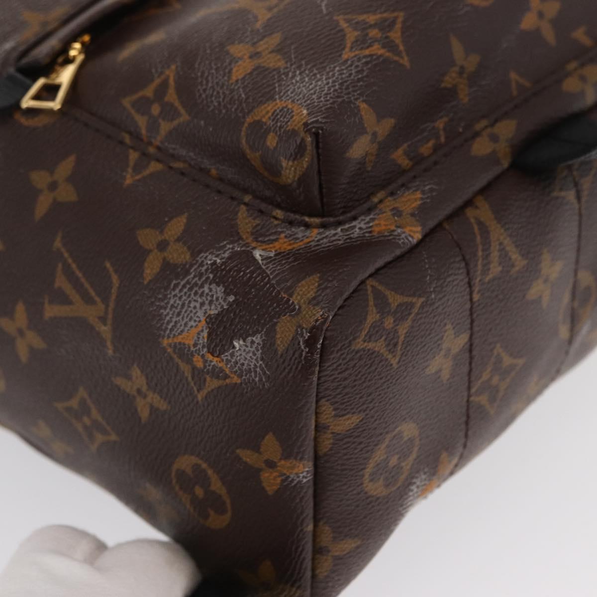 LOUIS VUITTON Monogram Palm Springs PM Backpack M44871 LV Auth BA9660
