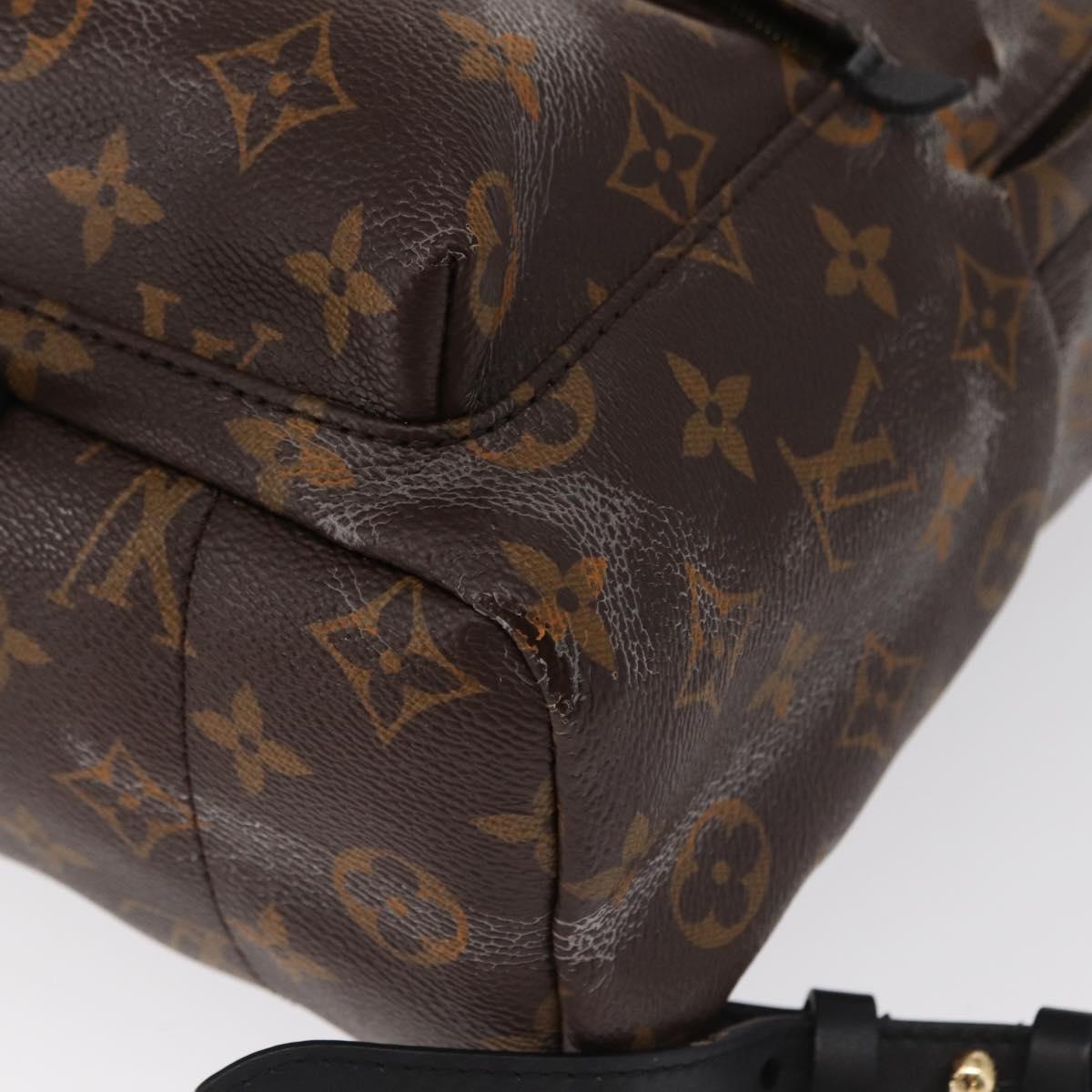 LOUIS VUITTON Monogram Palm Springs PM Backpack M44871 LV Auth BA9660