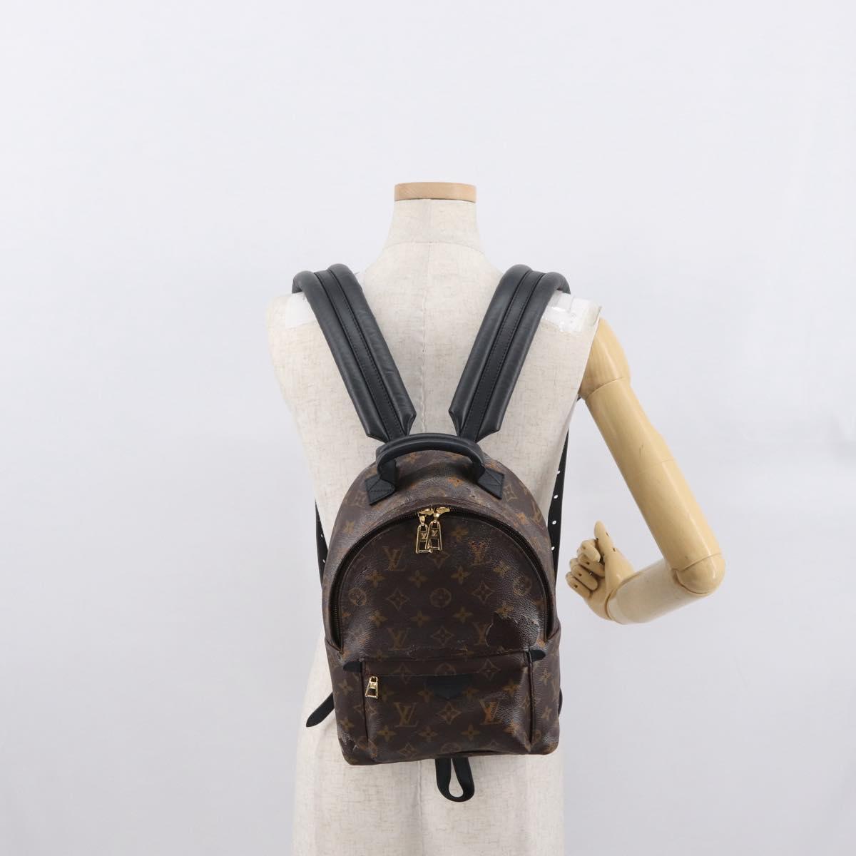 LOUIS VUITTON Monogram Palm Springs PM Backpack M44871 LV Auth BA9660