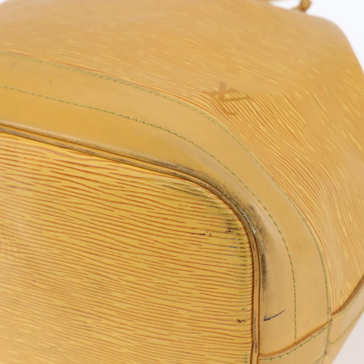 LOUIS VUITTON Epi Noe Shoulder Bag Tassili Yellow M44009 LV Auth BA9663