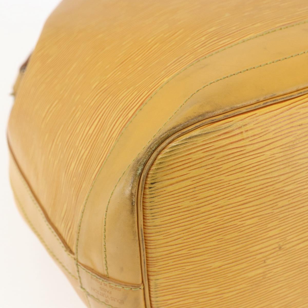 LOUIS VUITTON Epi Noe Shoulder Bag Tassili Yellow M44009 LV Auth BA9663