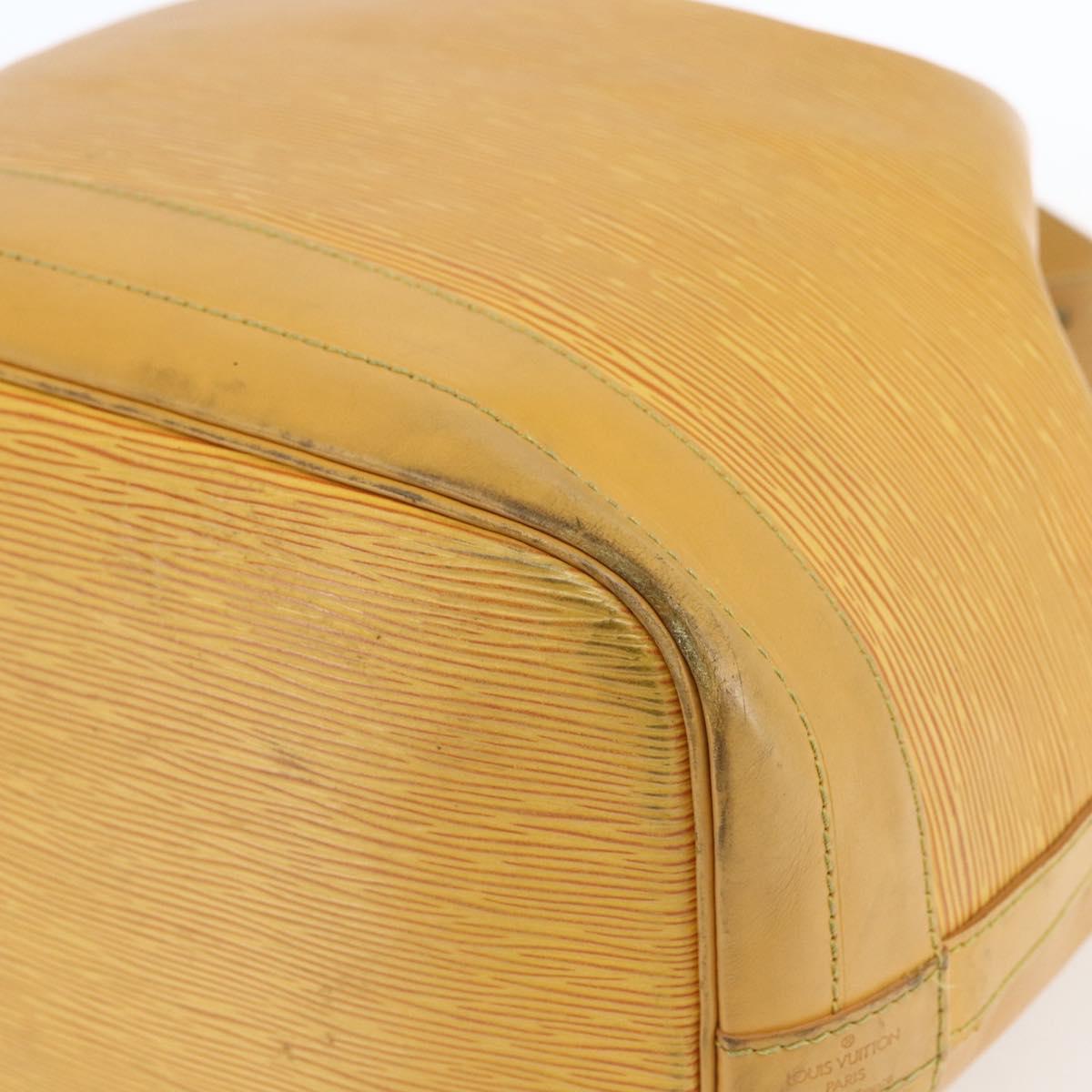 LOUIS VUITTON Epi Noe Shoulder Bag Tassili Yellow M44009 LV Auth BA9663