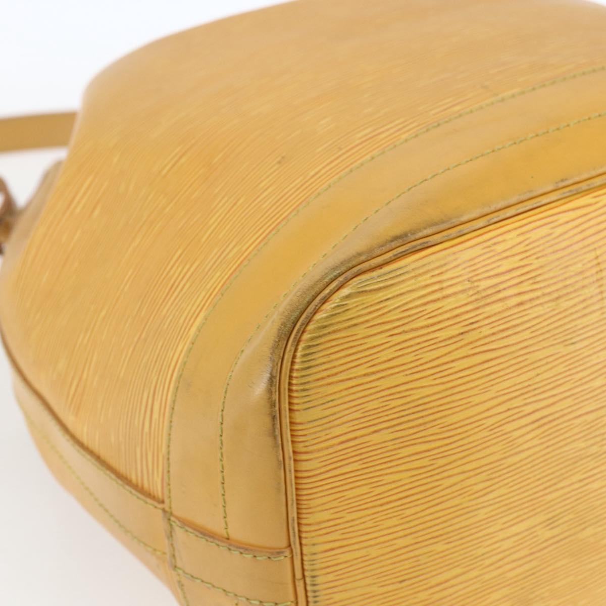 LOUIS VUITTON Epi Noe Shoulder Bag Tassili Yellow M44009 LV Auth BA9663