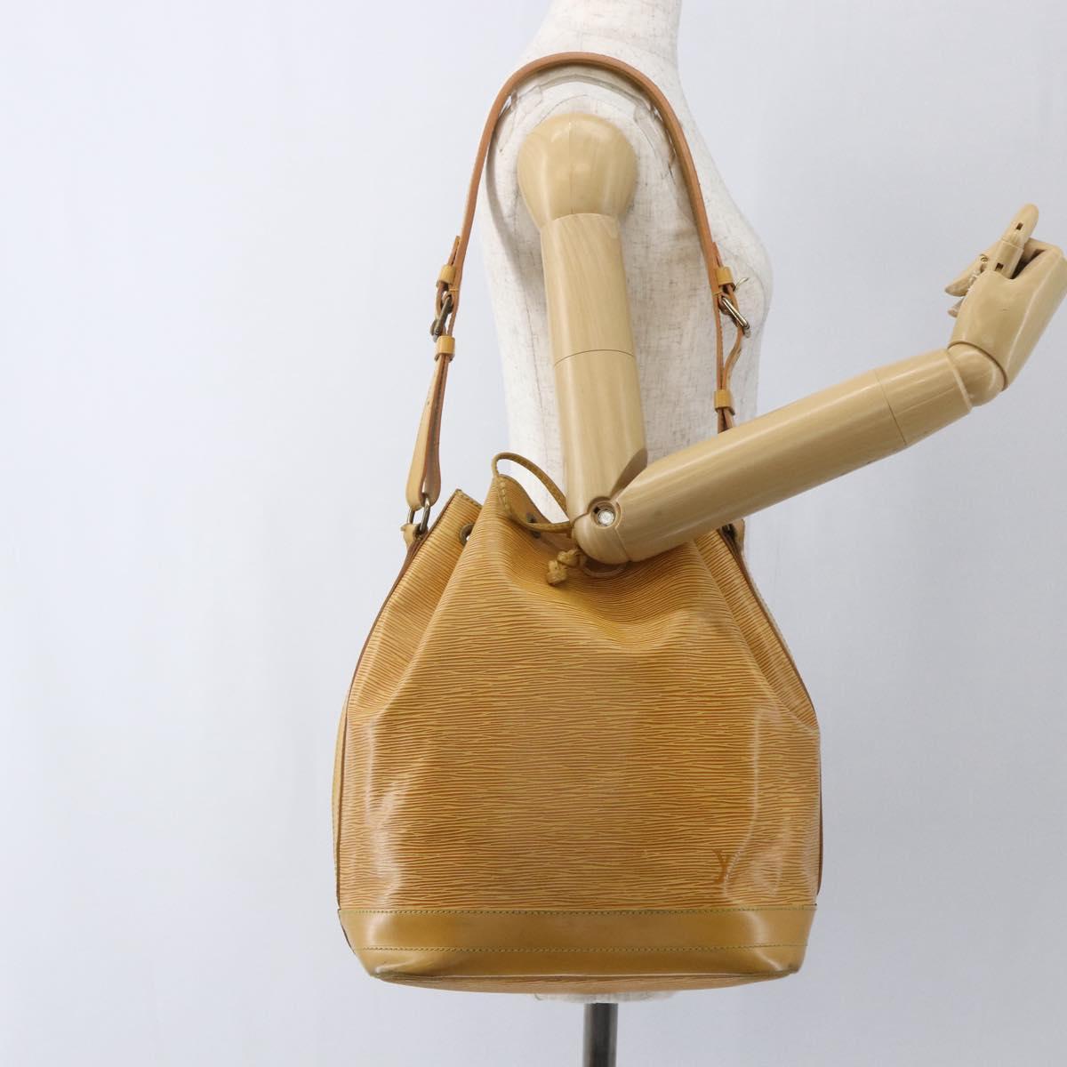 LOUIS VUITTON Epi Noe Shoulder Bag Tassili Yellow M44009 LV Auth BA9663