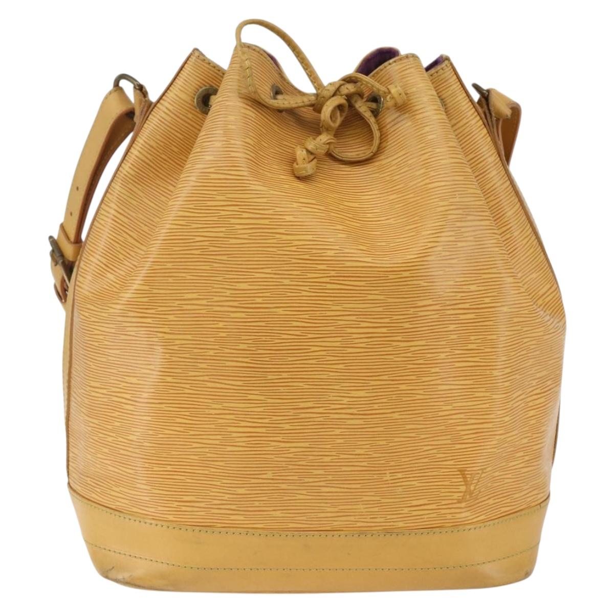 LOUIS VUITTON Epi Noe Shoulder Bag Tassili Yellow M44009 LV Auth BA9663