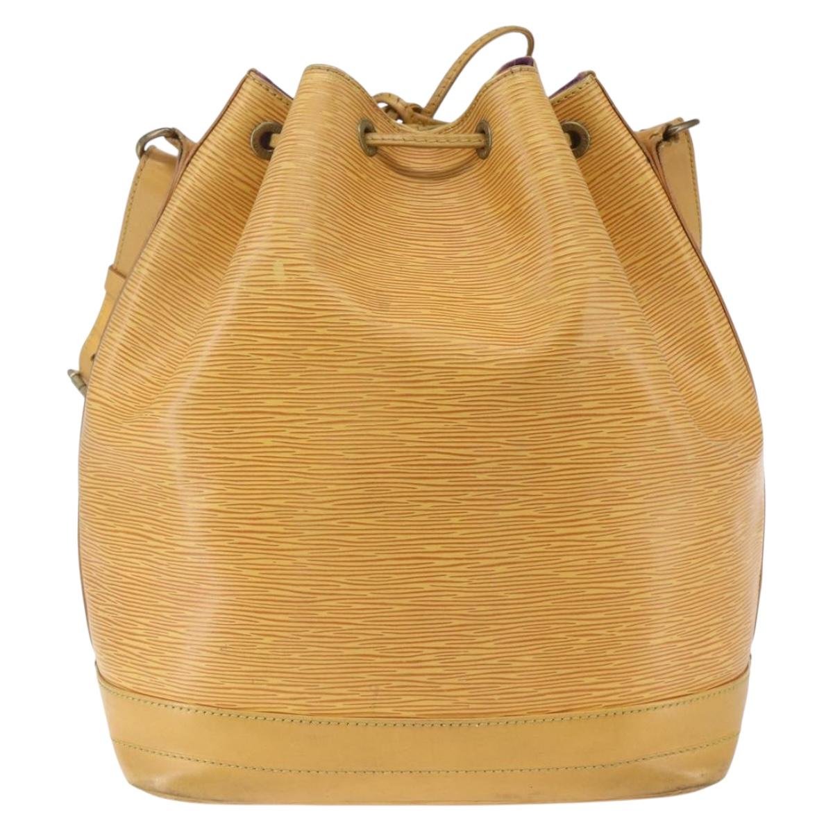 LOUIS VUITTON Epi Noe Shoulder Bag Tassili Yellow M44009 LV Auth BA9663