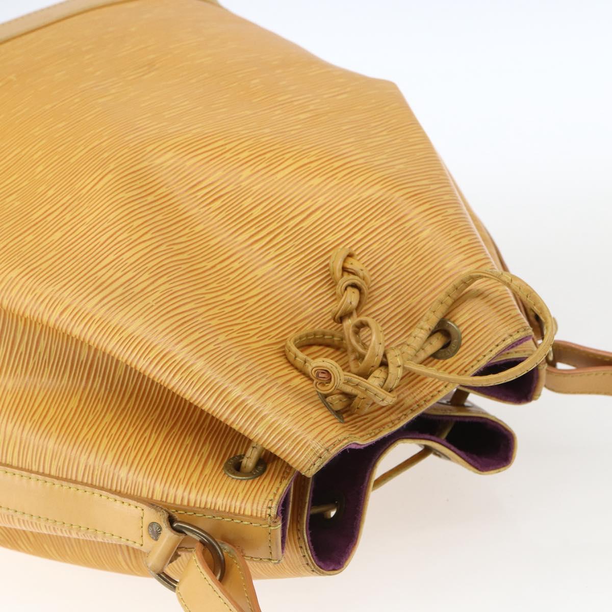 LOUIS VUITTON Epi Noe Shoulder Bag Tassili Yellow M44009 LV Auth BA9663