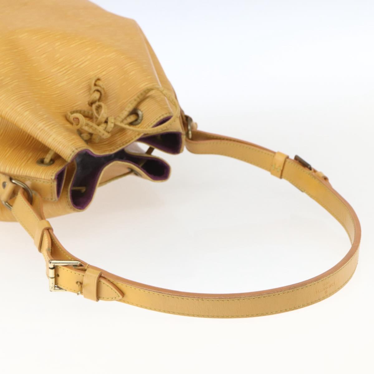 LOUIS VUITTON Epi Noe Shoulder Bag Tassili Yellow M44009 LV Auth BA9663