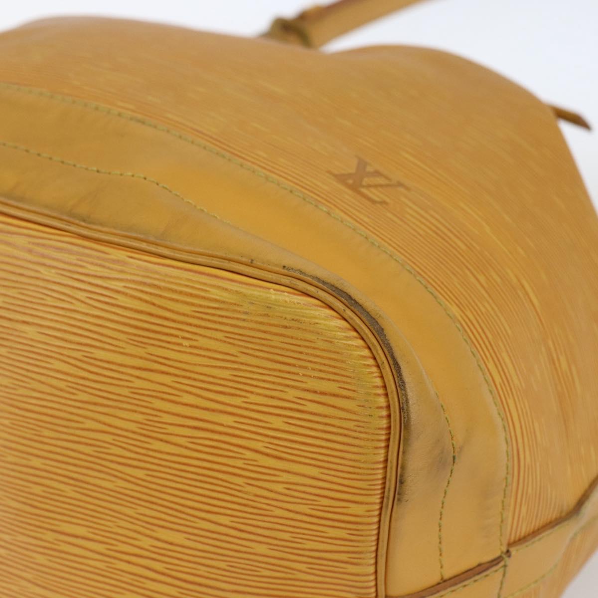 LOUIS VUITTON Epi Noe Shoulder Bag Tassili Yellow M44009 LV Auth BA9664