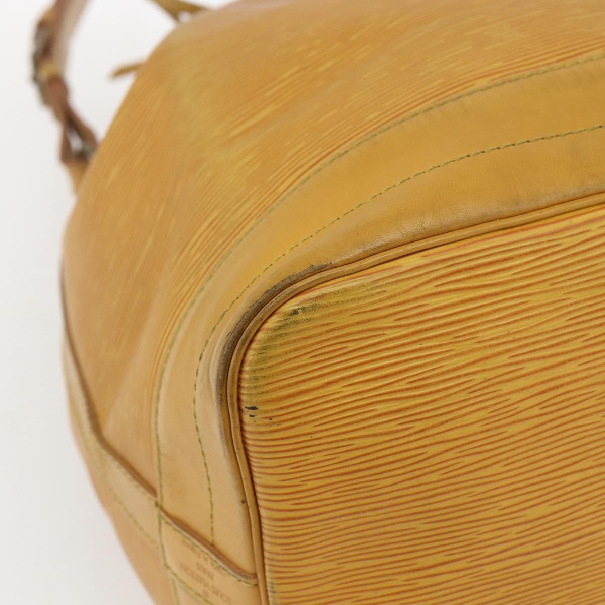 LOUIS VUITTON Epi Noe Shoulder Bag Tassili Yellow M44009 LV Auth BA9664