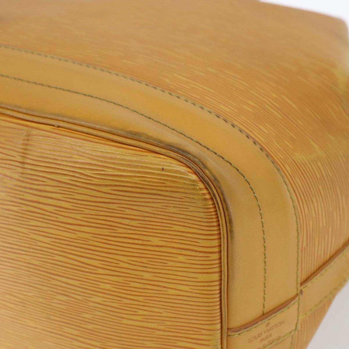 LOUIS VUITTON Epi Noe Shoulder Bag Tassili Yellow M44009 LV Auth BA9664