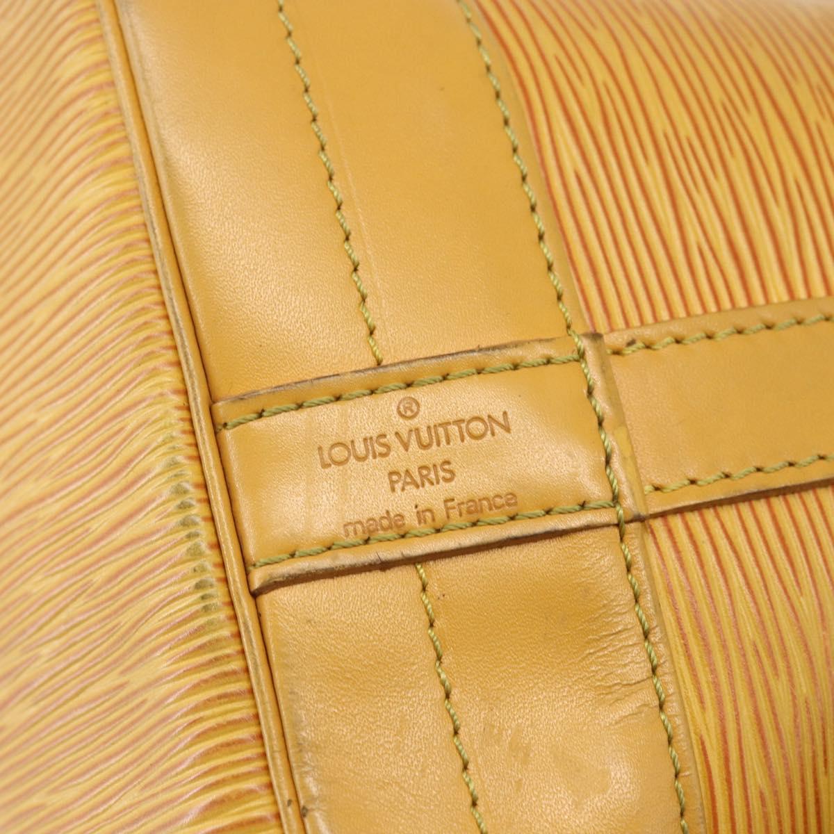 LOUIS VUITTON Epi Noe Shoulder Bag Tassili Yellow M44009 LV Auth BA9664