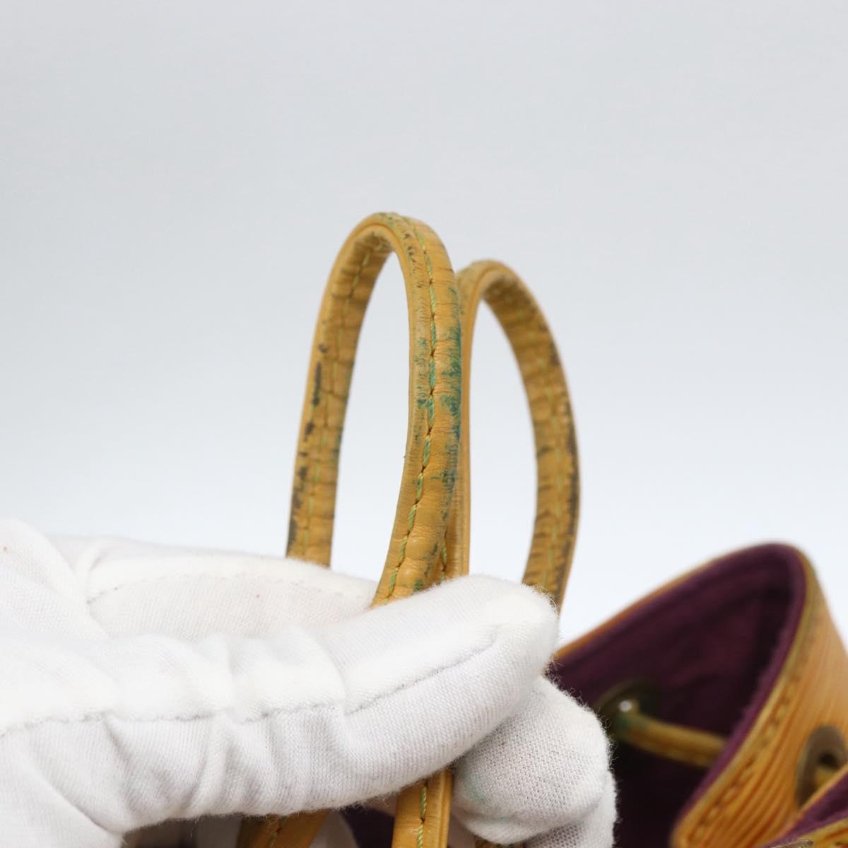 LOUIS VUITTON Epi Noe Shoulder Bag Tassili Yellow M44009 LV Auth BA9664