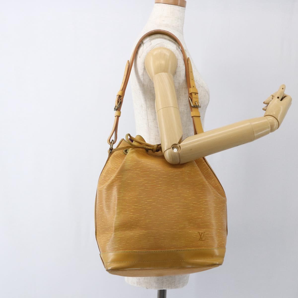 LOUIS VUITTON Epi Noe Shoulder Bag Tassili Yellow M44009 LV Auth BA9664