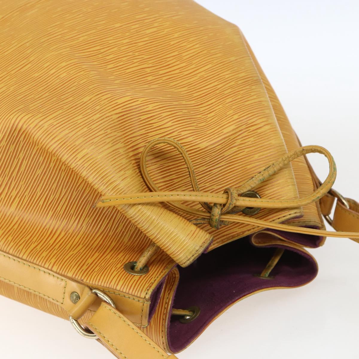 LOUIS VUITTON Epi Noe Shoulder Bag Tassili Yellow M44009 LV Auth BA9664