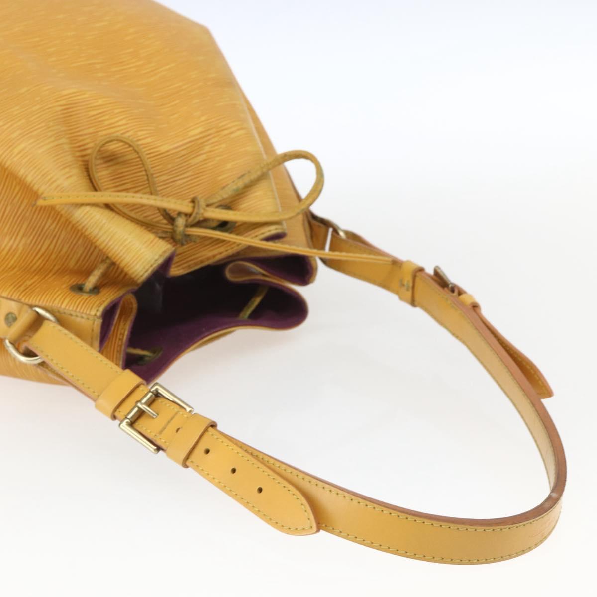 LOUIS VUITTON Epi Noe Shoulder Bag Tassili Yellow M44009 LV Auth BA9664