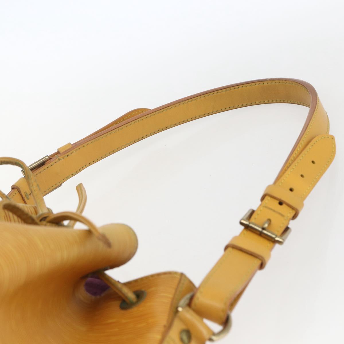 LOUIS VUITTON Epi Noe Shoulder Bag Tassili Yellow M44009 LV Auth BA9664
