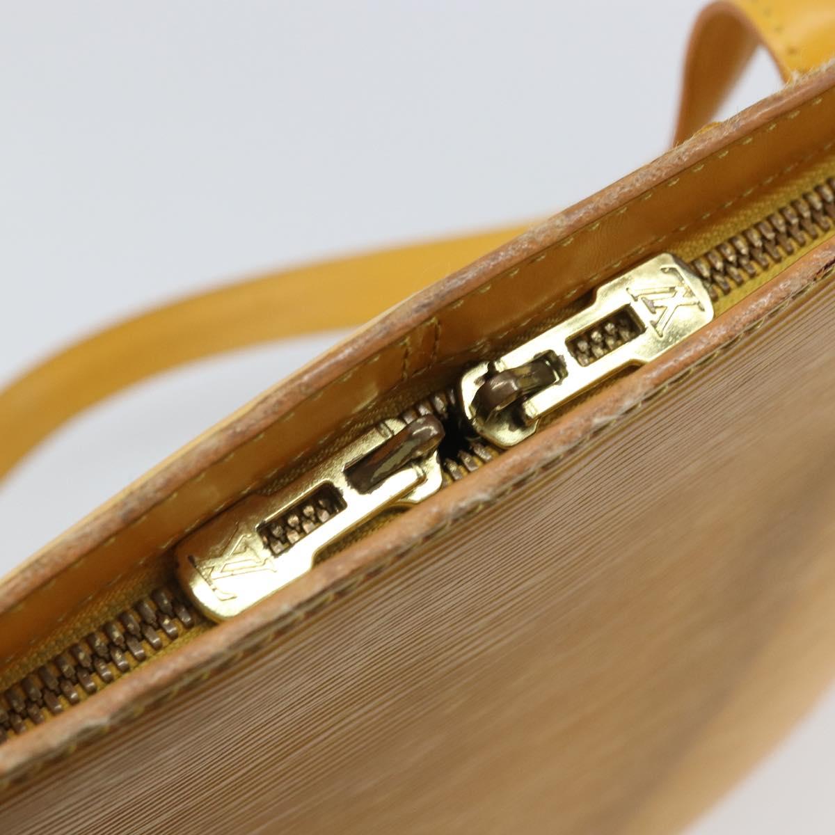 LOUIS VUITTON Epi Lussac Shoulder Bag Yellow M52289 LV Auth BA9665