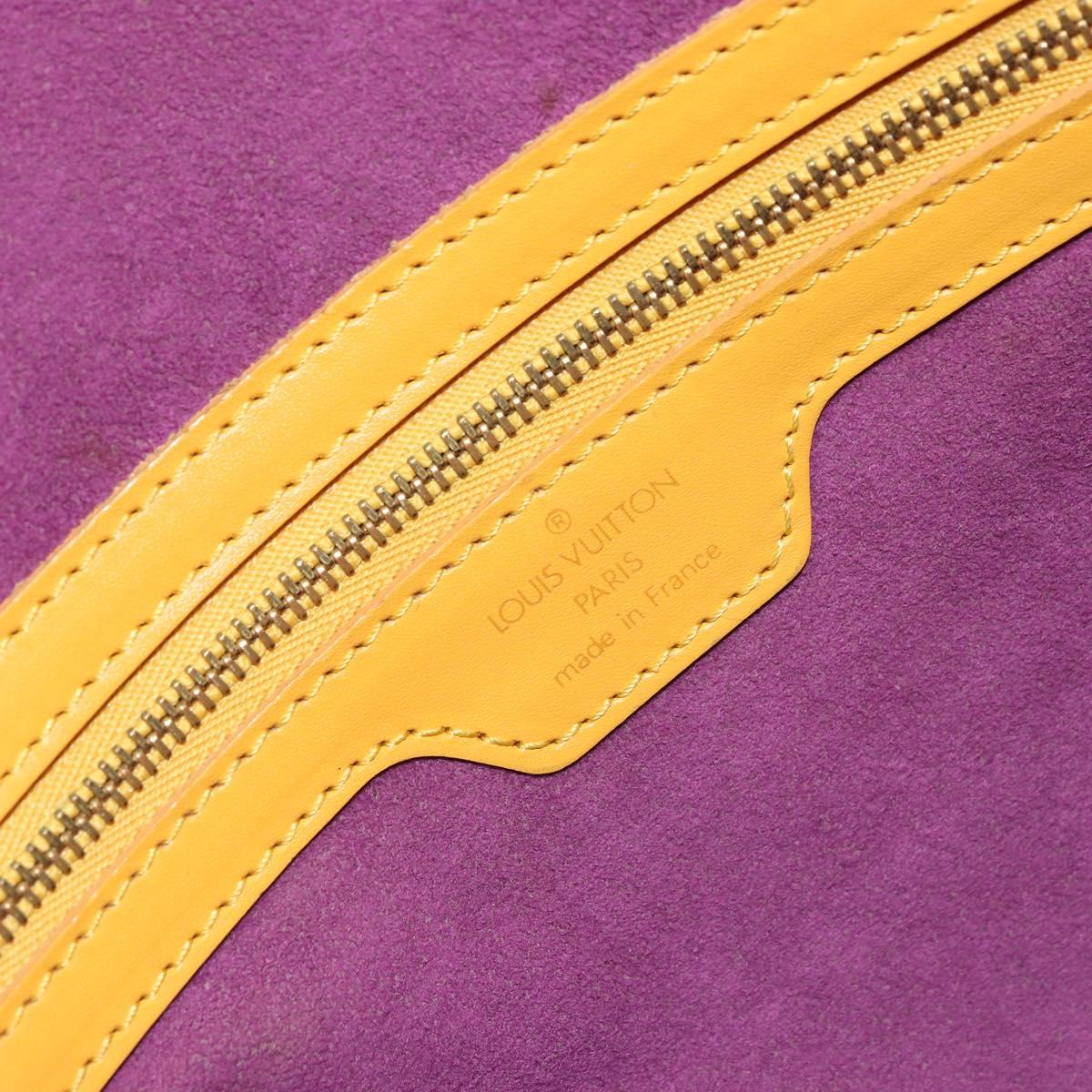 LOUIS VUITTON Epi Lussac Shoulder Bag Yellow M52289 LV Auth BA9665