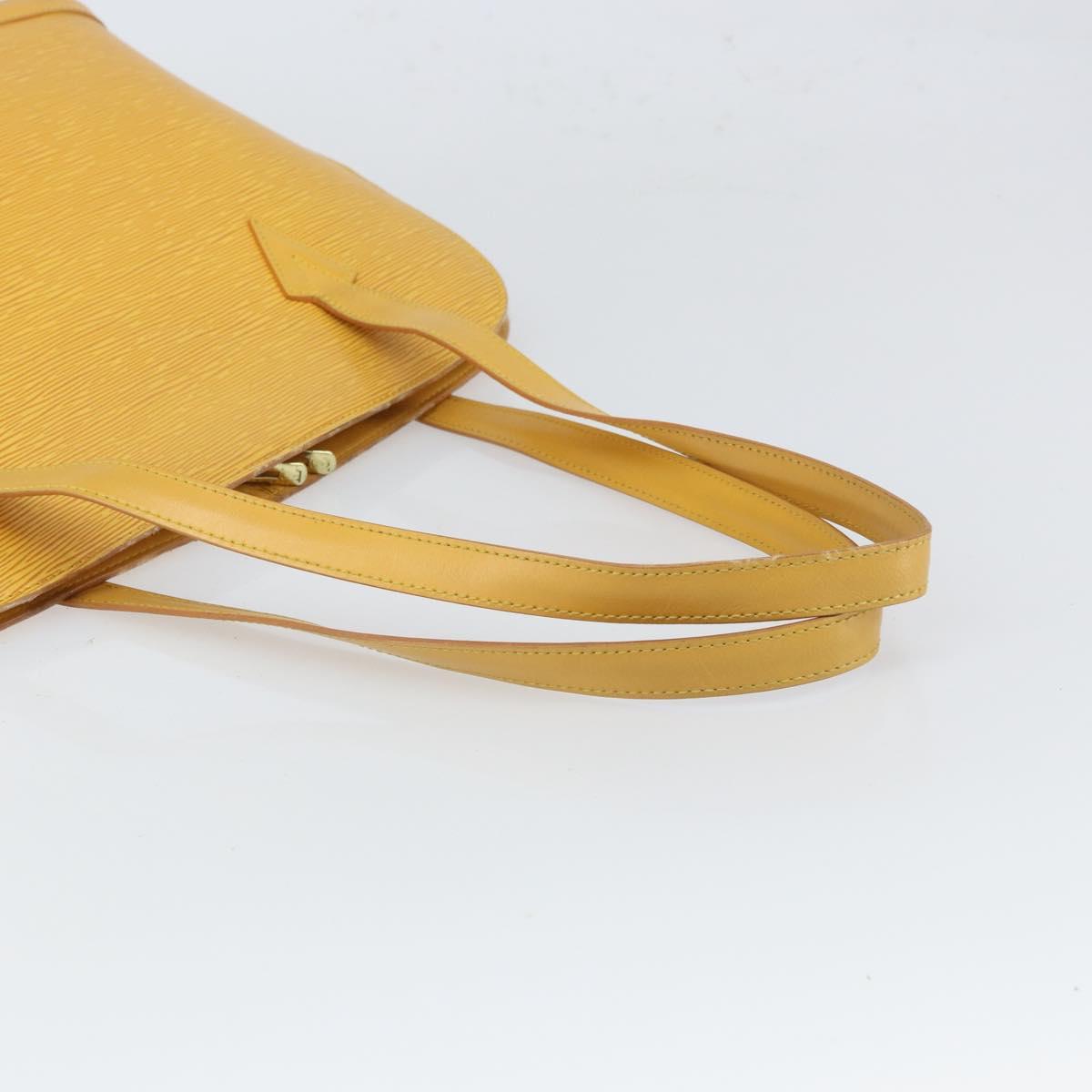 LOUIS VUITTON Epi Lussac Shoulder Bag Yellow M52289 LV Auth BA9665
