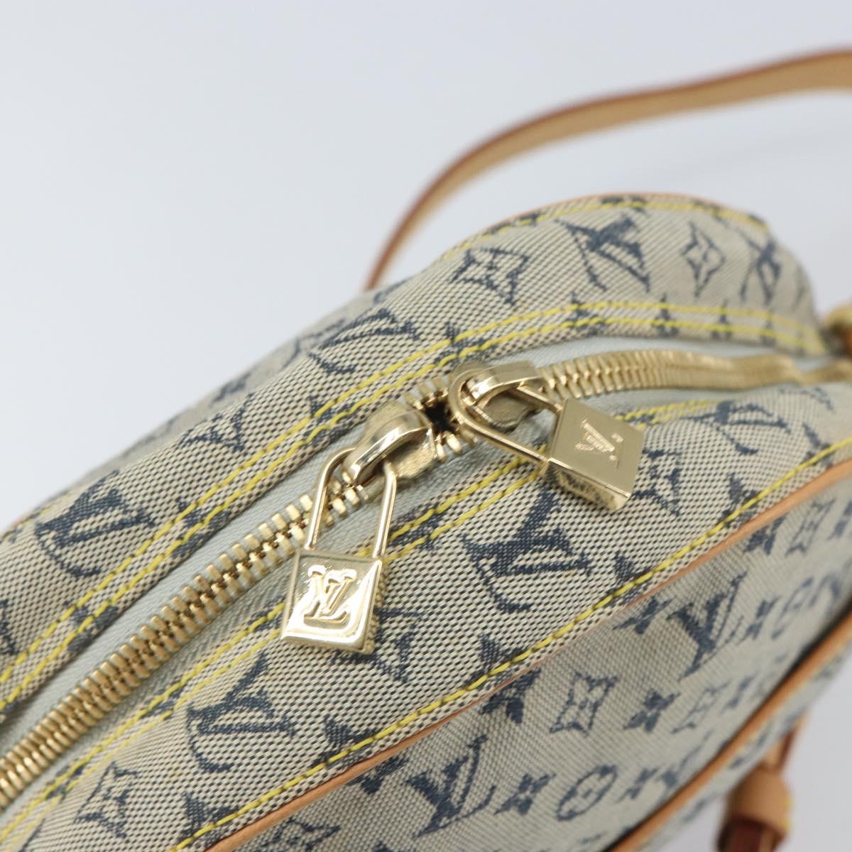 LOUIS VUITTON Monogram Mini Jeanne GM Shoulder Bag Blue M92000 LV Auth BA9672