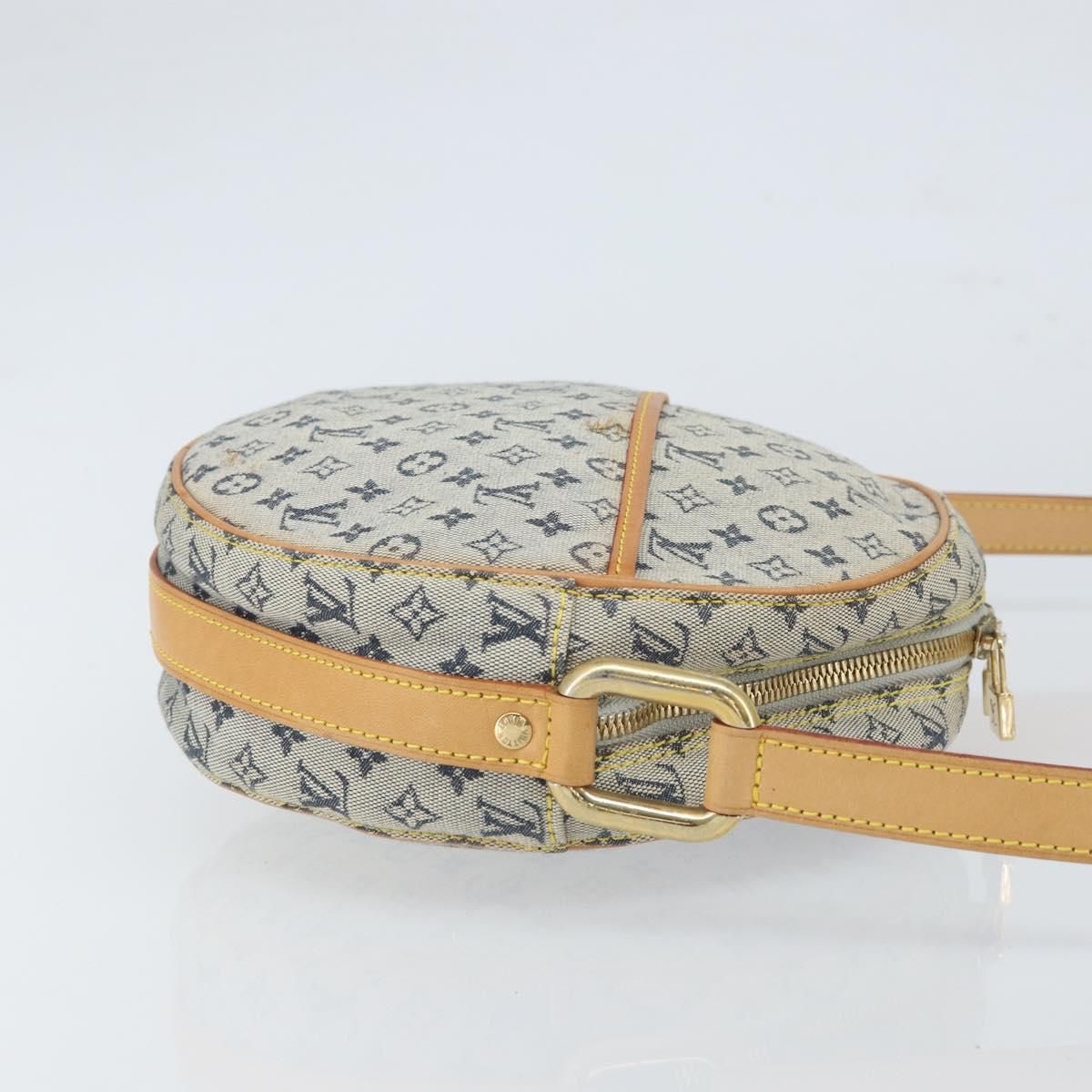 LOUIS VUITTON Monogram Mini Jeanne GM Shoulder Bag Blue M92000 LV Auth BA9672