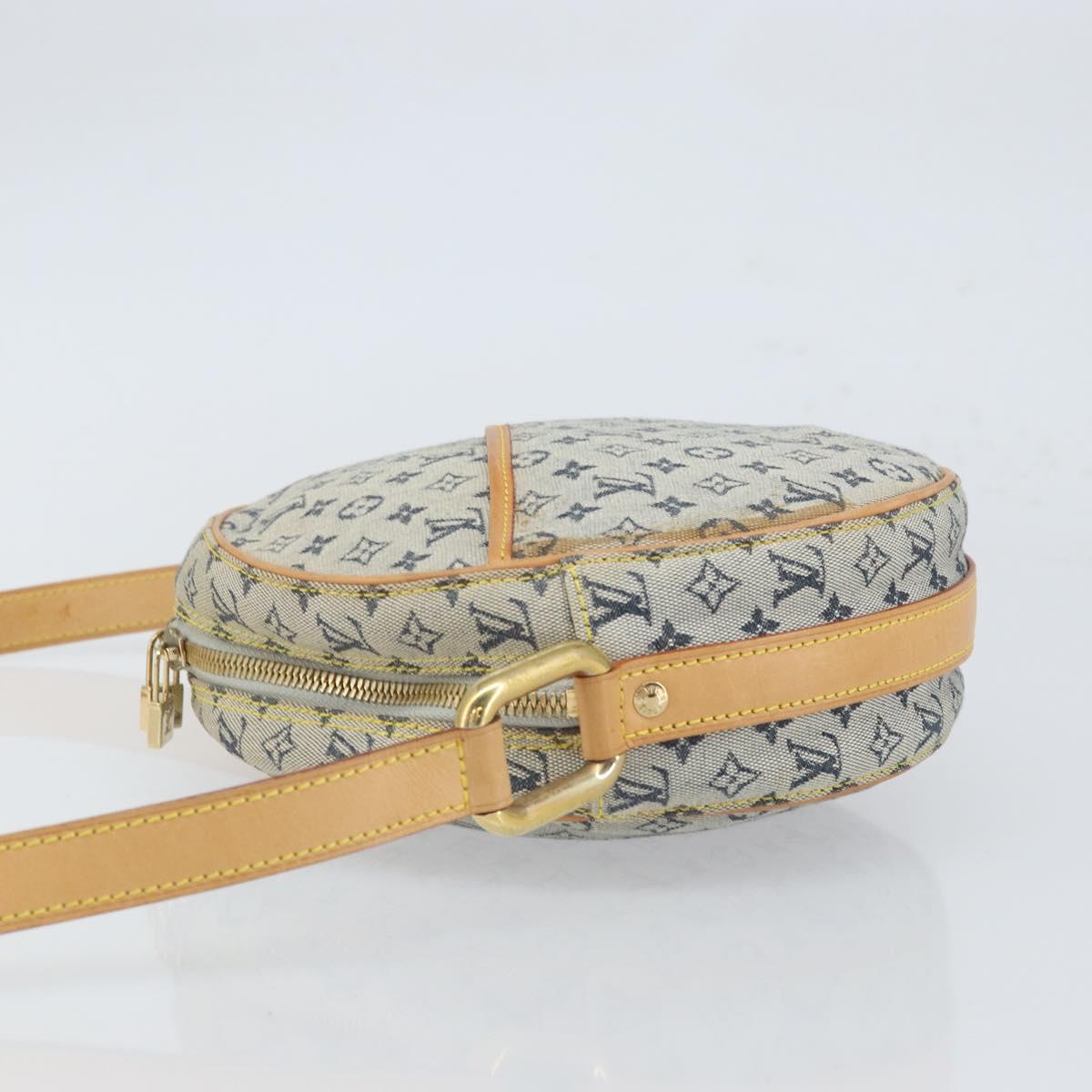 LOUIS VUITTON Monogram Mini Jeanne GM Shoulder Bag Blue M92000 LV Auth BA9672