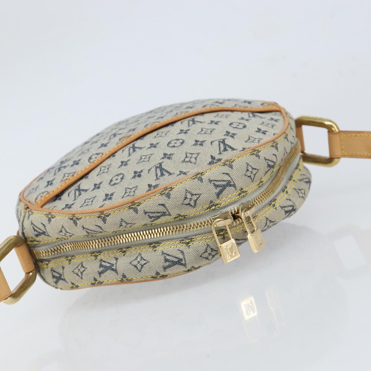 LOUIS VUITTON Monogram Mini Jeanne GM Shoulder Bag Blue M92000 LV Auth BA9672