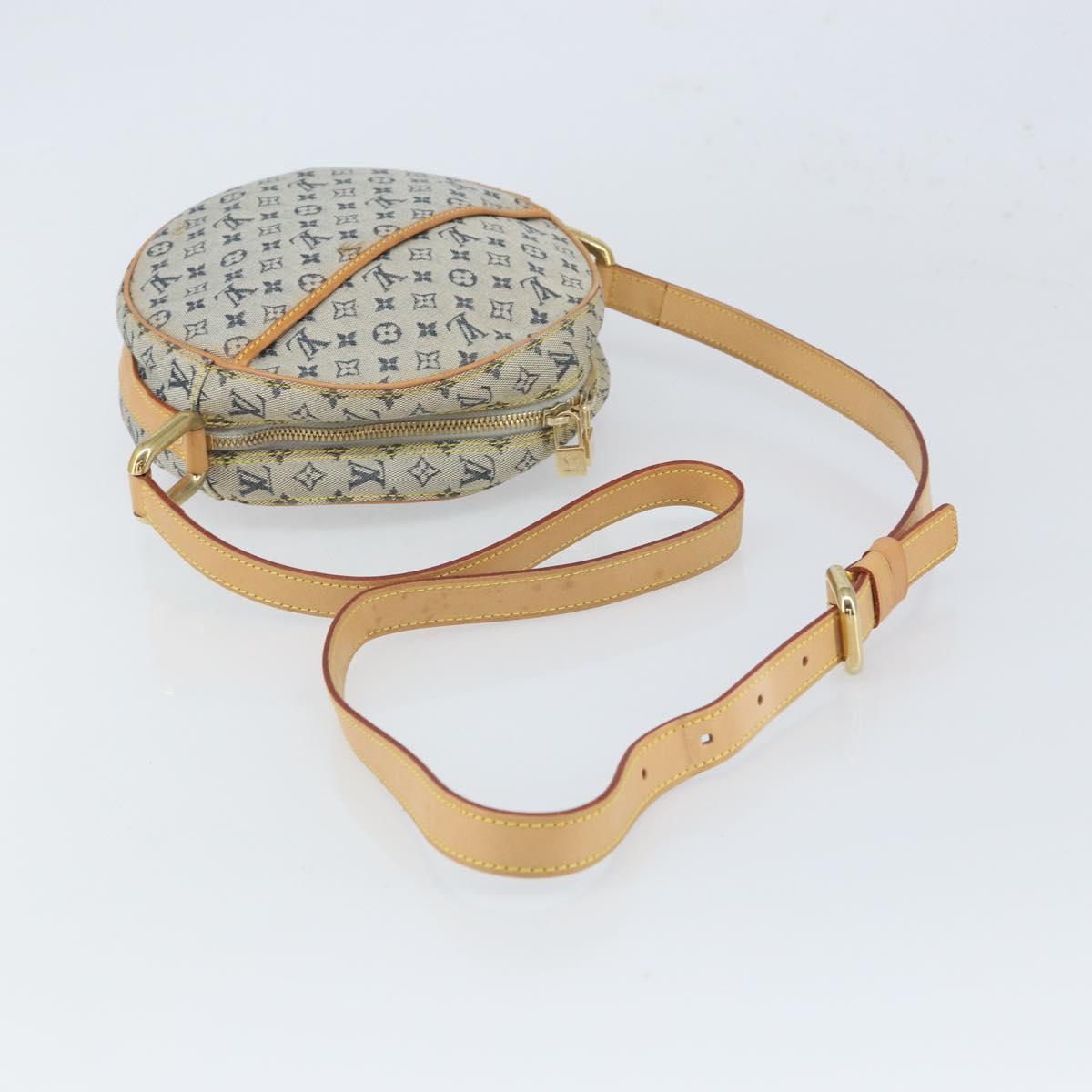 LOUIS VUITTON Monogram Mini Jeanne GM Shoulder Bag Blue M92000 LV Auth BA9672