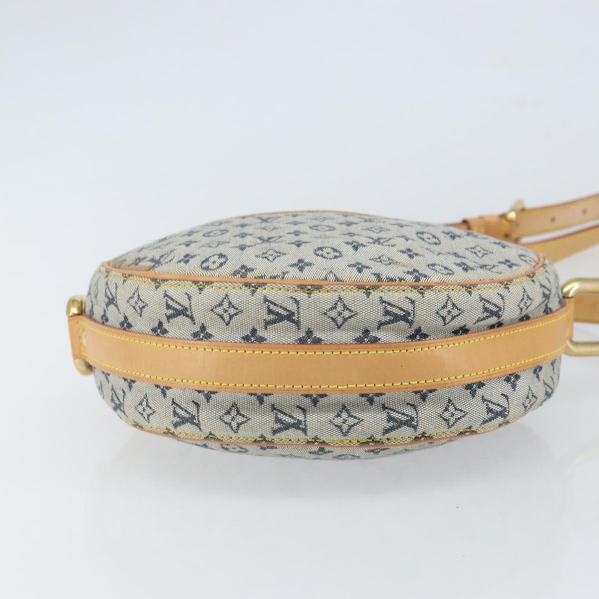 LOUIS VUITTON Monogram Mini Jeanne GM Shoulder Bag Blue M92000 LV Auth BA9672