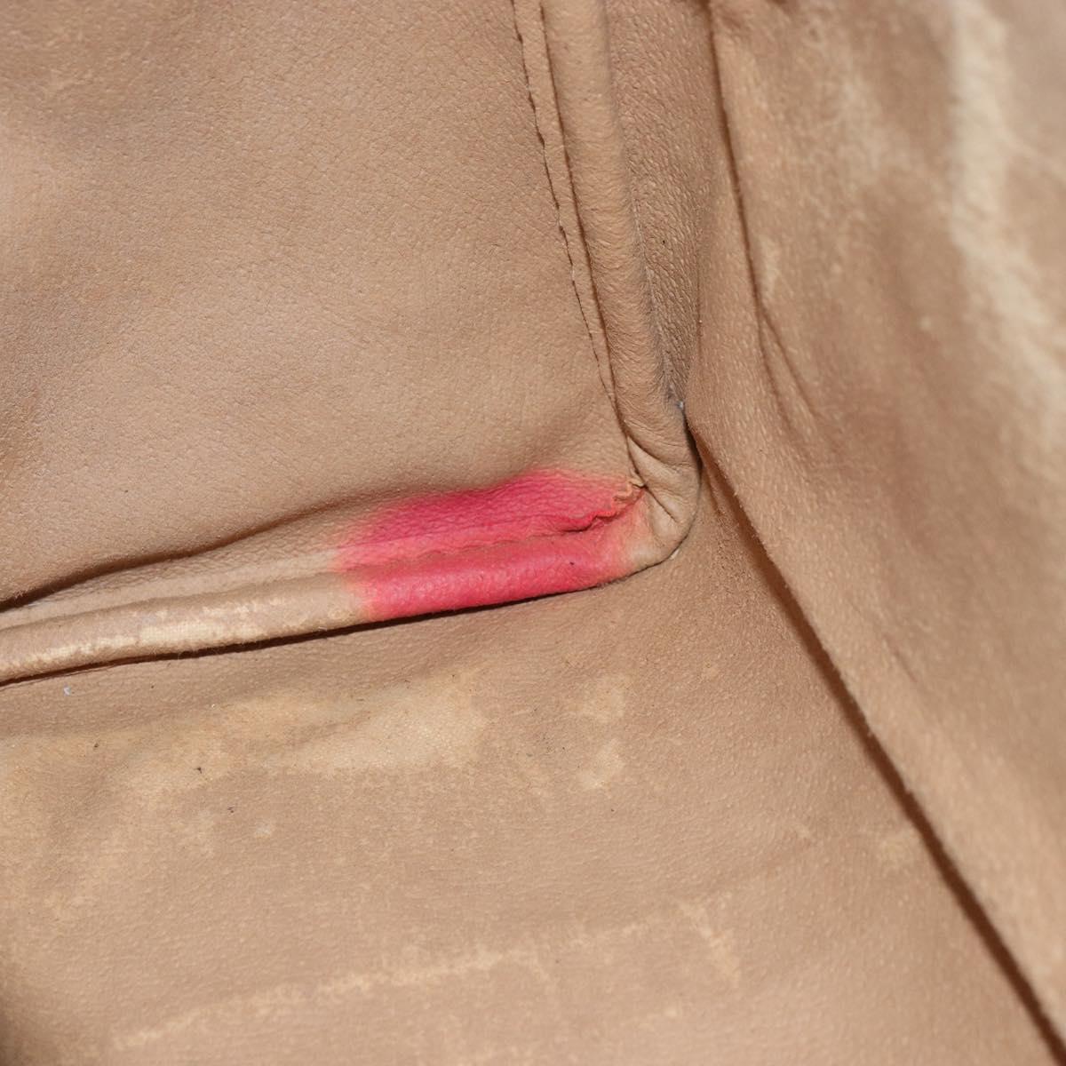 GUCCI GG Supreme Web Sherry Line Boston Bag PVC Beige Gold 40 02 007 Auth BA9679