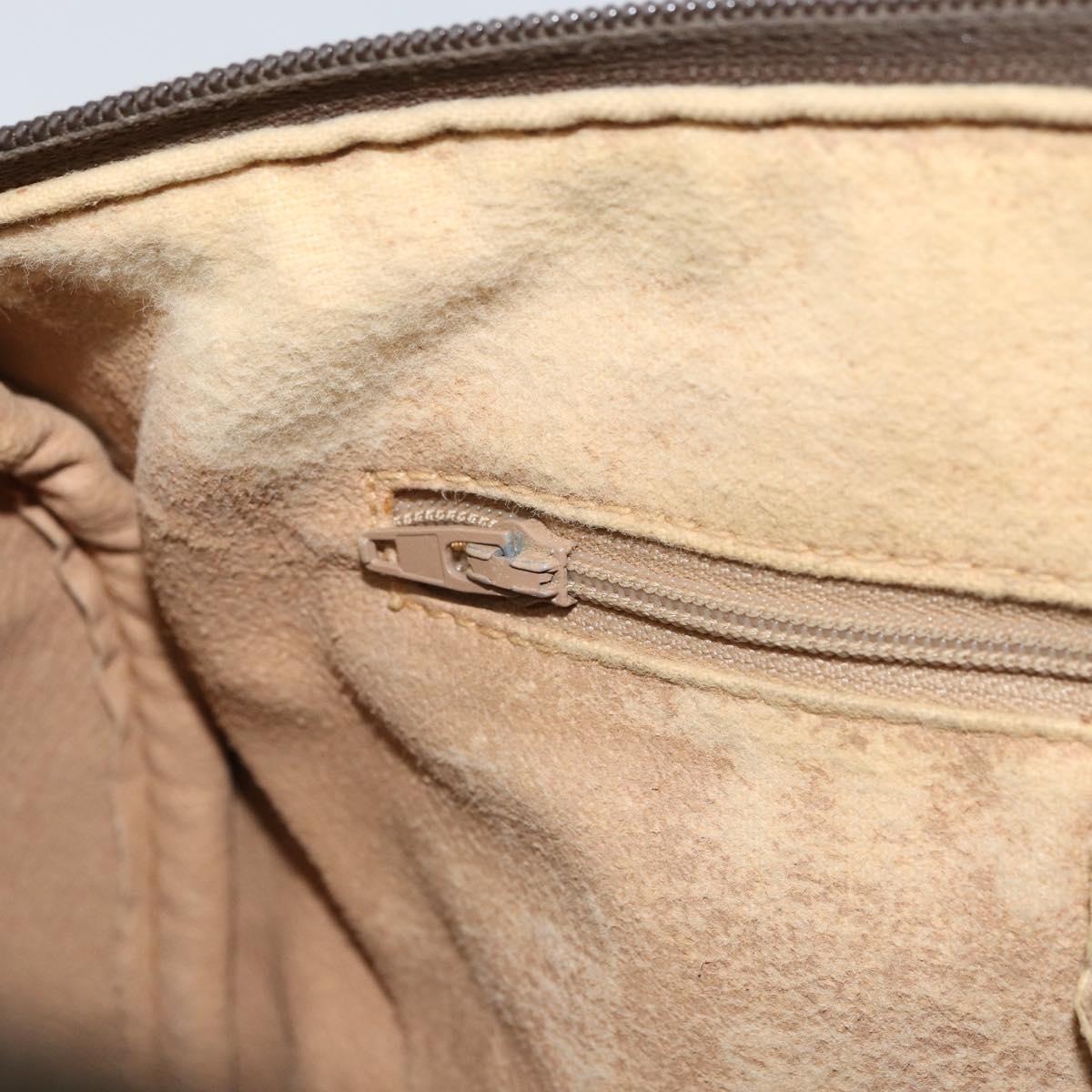 GUCCI GG Supreme Web Sherry Line Boston Bag PVC Beige Gold 40 02 007 Auth BA9679