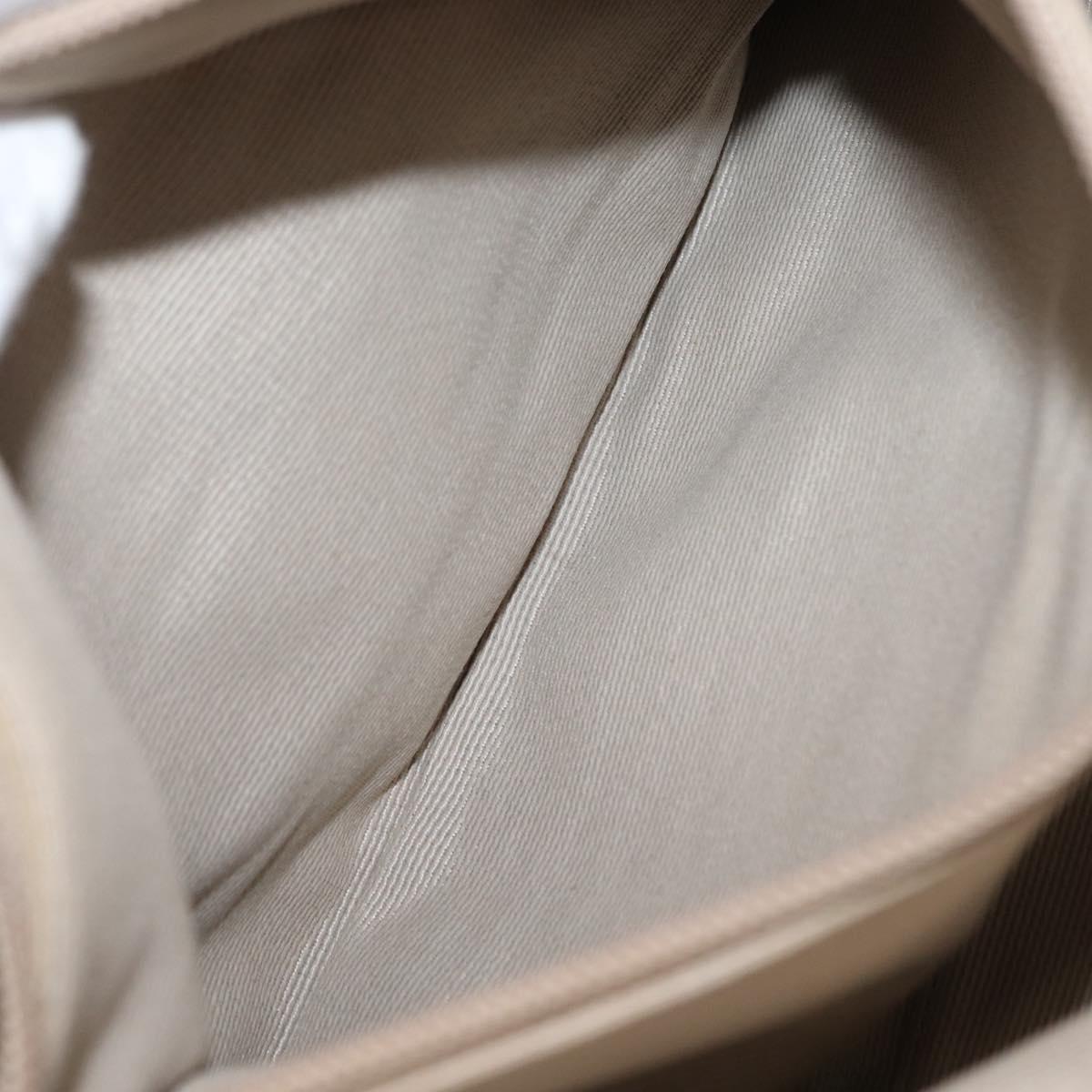 Salvatore Ferragamo Vala Tote Bag Leather Beige Auth BA9685