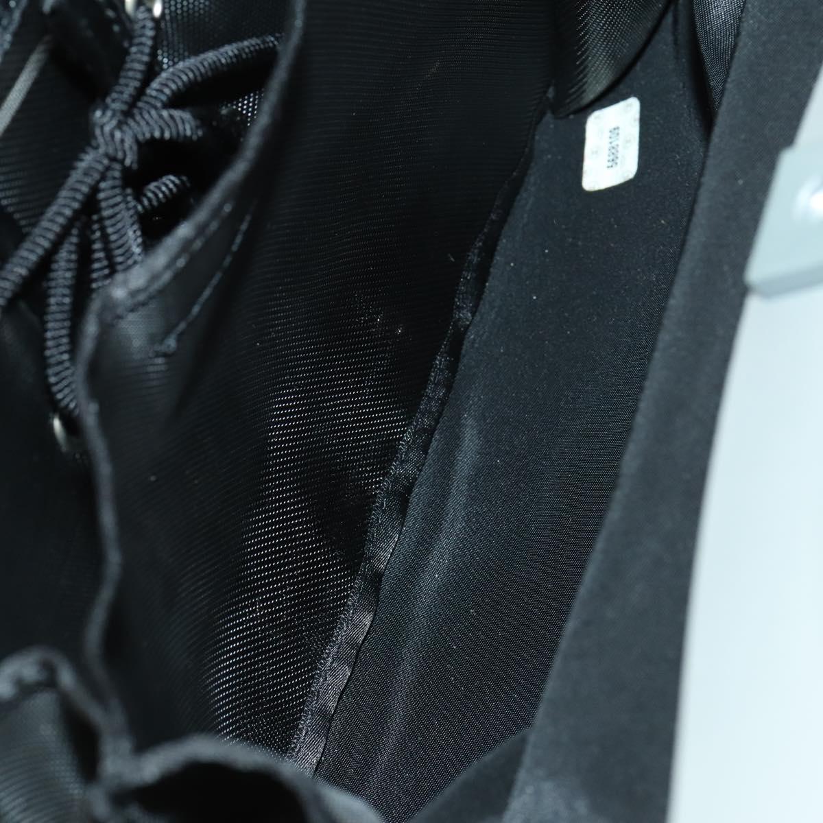 CHANEL Hip Bag Shoulder Bag Leather 2way Black CC Auth BA9692