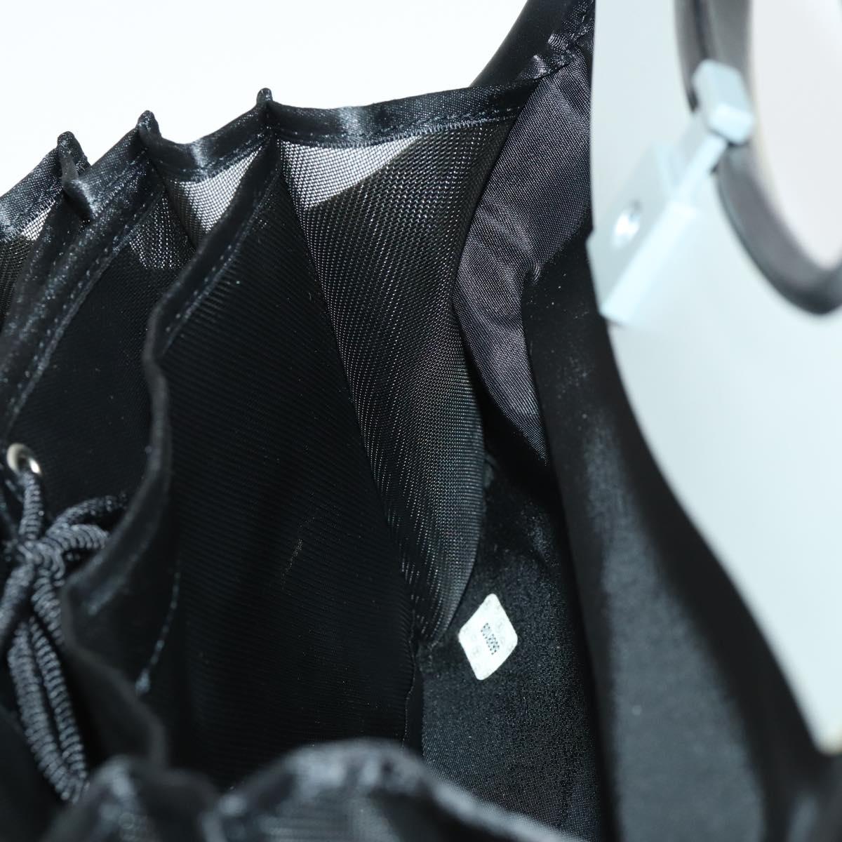 CHANEL Hip Bag Shoulder Bag Leather 2way Black CC Auth BA9692