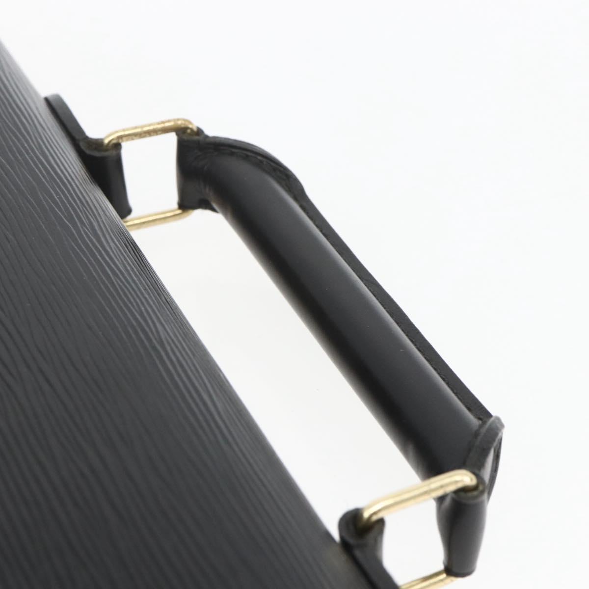 LOUIS VUITTON Epi Serviette Conseiller Business Bag Black M54422 LV Auth BA9693