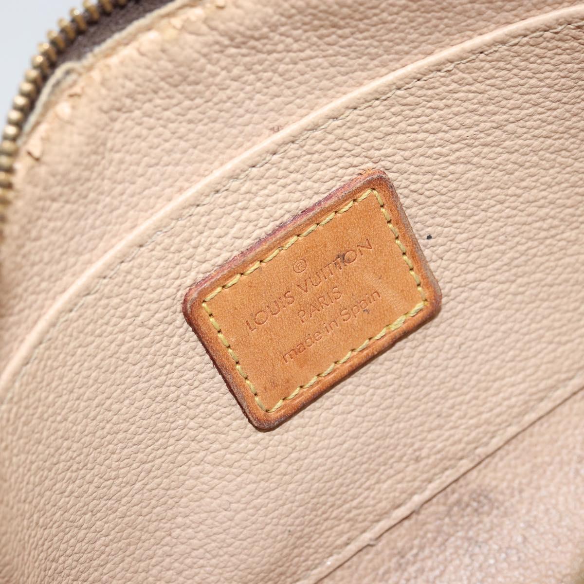 LOUIS VUITTON Monogram Pochette Cosmetic PM Pouch M43998 LV Auth BA9700