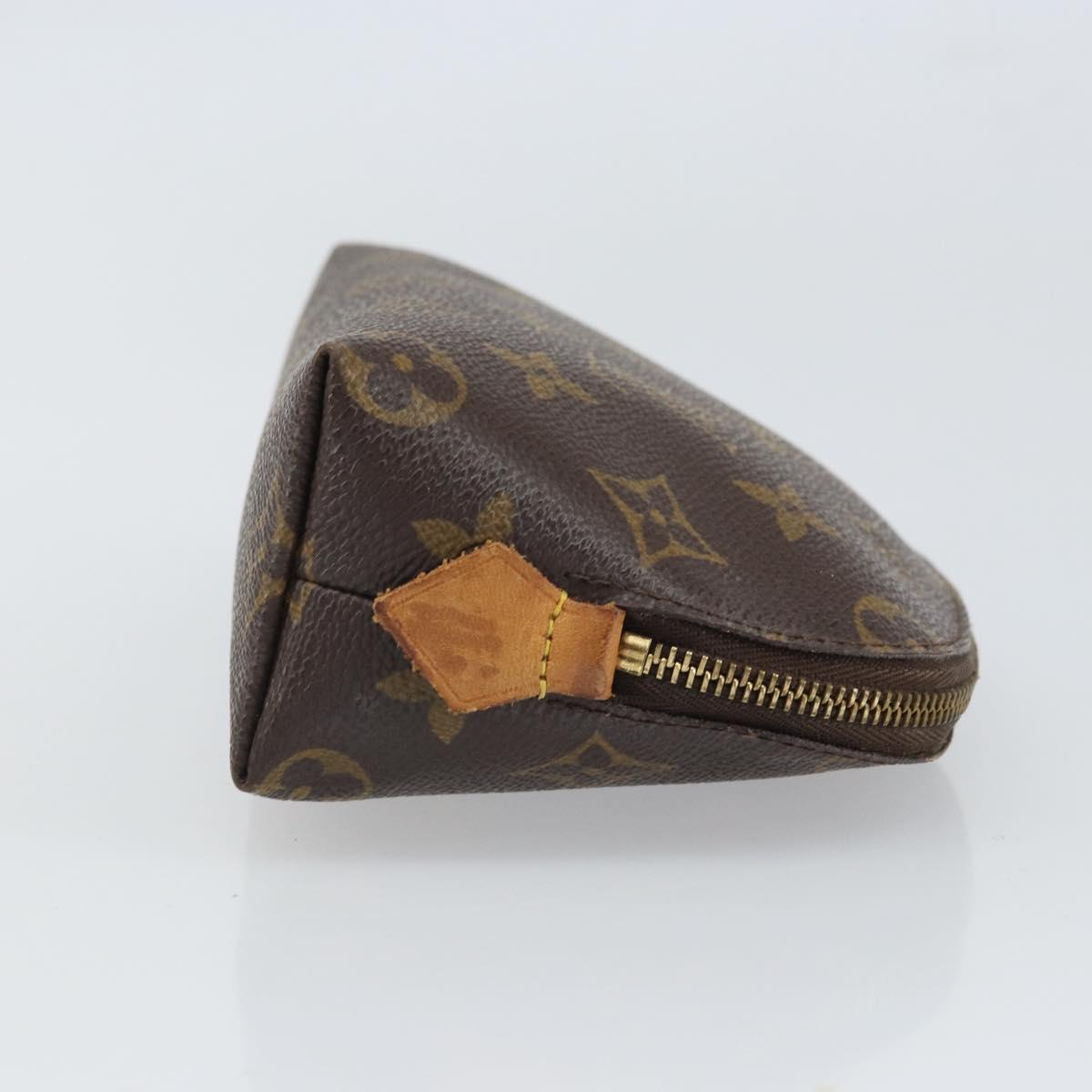 LOUIS VUITTON Monogram Pochette Cosmetic PM Pouch M43998 LV Auth BA9700